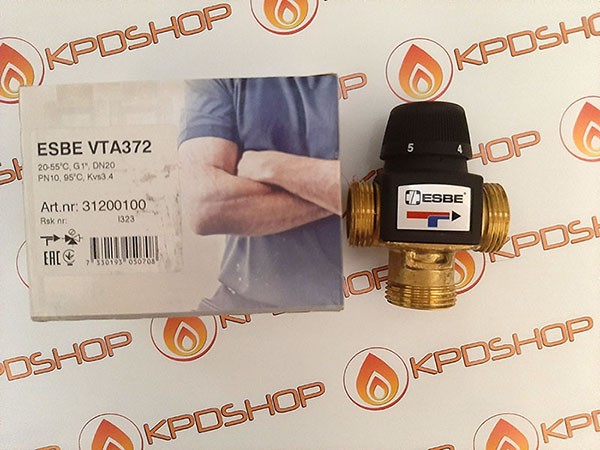 ESBE VTA372 Mischventil 20-55 O. 30-70°C Mischautomat Thermomischer - Foto 8